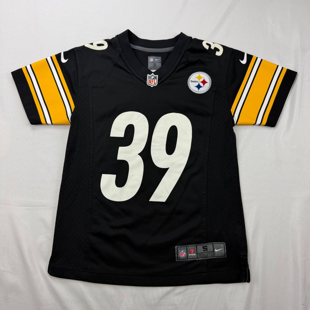 Nike Football Jersey Kids S Black Pittsburgh Steelers Fitzpatrick 39 On Field